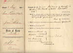 Deed of land, 1899