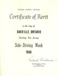 Canada Safety Council Certificate