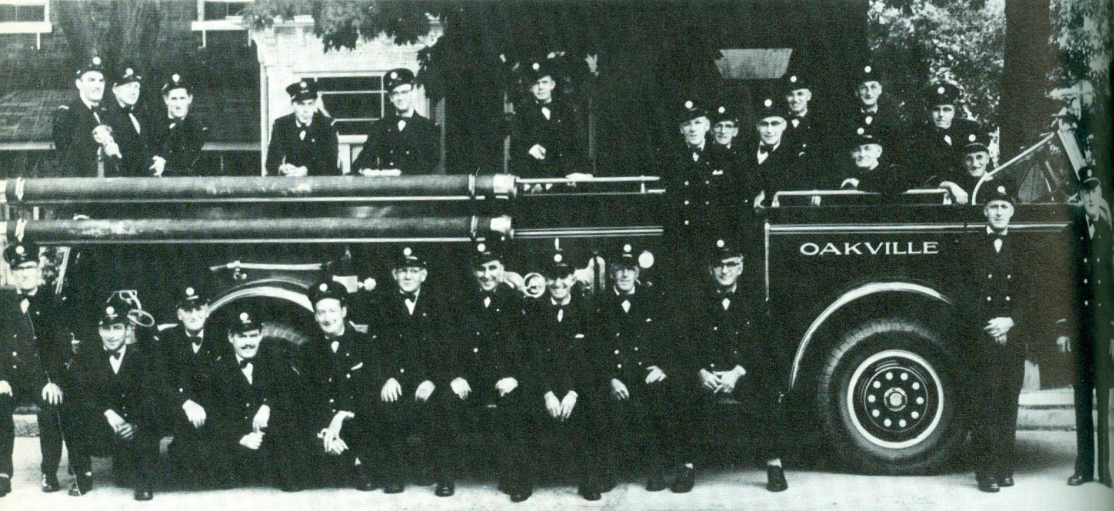 Oakville Fire Department c. 1950. Courtesy of the Oakville Historical Society