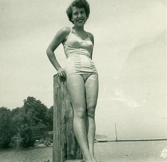 Swimming at the Harbour. Courtesy of Mary (Midge) Philbrook