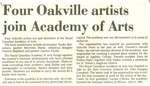 Four Oakville artist join Academy of Arts