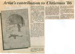 Artist's contribution to Christmas '86