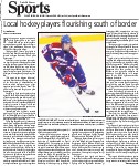 Local hockey players flourishing south of border: College hockey a balancing act
