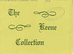 Reference booklet for the 'Keene Collection"