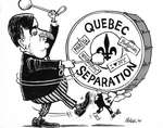 Steve Nease Editorial Cartoons: Quebec Separation