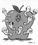 Steve Nease Editorial Cartoons: Rotten Apple