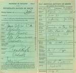 Notice and Return of Birth for Clifford Cameron Black