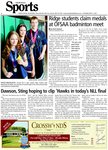 Ridge students claim medals at OFSAA badminton meet