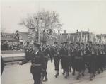 Christening of HMCS Oakville - All Services March Past, November 5, 1941