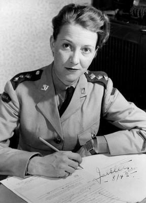 Agnes Forster, Captain, Canadian Women's Army Corps. Courtesy the Oakville Museum.