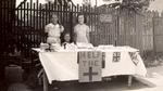Children raising money for the Red Cross during the Second World War