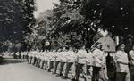 Oakville-Trafalgar Civil Guards parade on Colborne Street c. 1943