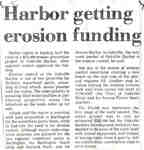 Harbor getting erosion funding