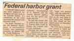 Federal harbor grant