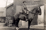 Canadian Army Service Corps mounted soldier 1916