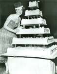 Miss Centennial with Centennial Cake