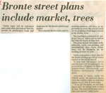 Bronte Street plans include market, trees