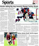 Kessler taking big step towards Olympic hockey dream