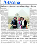 Belly dance instructor teaches at Egypt festival