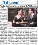 Agatha Christie mystery on stage with WEST group