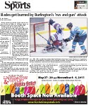 Blades get burned by Burlington's Run and gun attack