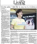 Zonta asks Oakville to say no to violence