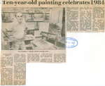 Ten-year-old painting celebrates 1984