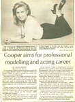 Cooper aims for professional modelling and acting career