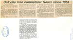 Oakville tree committee: Roots since 1964