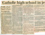 Catholic high school in jeopardy