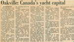 Oakville: Canada's yacht capital