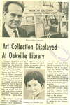 Art collection displayed at Oakville library