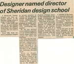 Designer named director of Sheridan design school