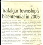 Trafalgar Township's bicentennial in 2006