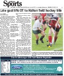 Late goal lifts OT to Halton field hockey title