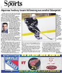 Aquinas hockey team following successful blueprint