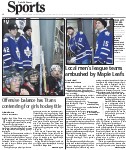 Local men's league teams ambushed by Maple Leafs