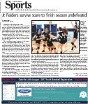 Jr. Raiders survive scare to finish season undefeated: Thrill of victory