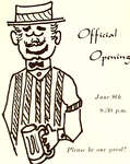 Official opening card