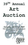 Brochure for 39th Annual Art Auction