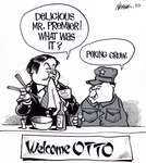 Steve Nease Editorial Cartoons: Welcome Otto