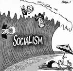 Steve Nease Editorial Cartoons: Socialism Wave