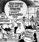 Steve Nease Editorial Cartoons: Mulroney's Apologies