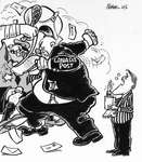 Steve Nease Editorial Cartoons: Canada Post Brawl