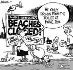 Steve Nease Editorial Cartoons: Beaches Closed