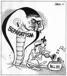 Steve Nease Editorial Cartoons: Separatist Snake Charmer
