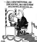 Steve Nease Editorial Cartoon: Mulroney's Christmas Wish List