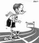 Steve Nease Editorial Cartoons: Chretien's Race