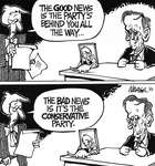 Steve Nease Editorial Cartoons: The Party is Behind You