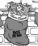 Steve Nease Editorial Cartoons: Town Council's 80% Pay Hike